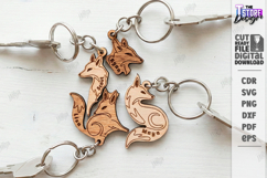 Family Name Keychains Laser Cut Bundle | Puzzle Keychain SVG Product Image 10