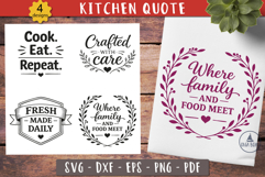 Family Kitchen Quote SVG Home sign