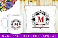 Family Monogram SVG Designs, Family Sign SVG Product Image 4