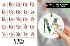 family monogram,  christmas decoration gift,  christmas keepsake,  christmas engaged bauble,  hanging decoration,  christmas monogram,  religious,  day of the angel,  easter,  baptism,  catholic,  clip art