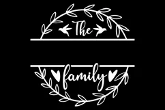 Family Monogram SVG, Family Last Name Svg Cut File Product Image 3