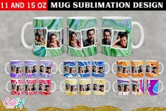 Mothers day Sublimation Mug Bundle | Family Photo Frame mug Product Image 4