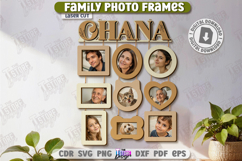 Family Photo Frames Laser Cut | Photo Collage | Home Décor Product Image 1