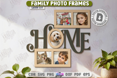 Family Photo Frames Laser Cut | Photo Collage | Home Décor Product Image 1