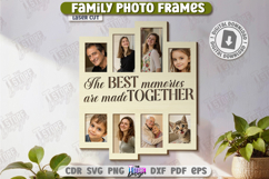 Family Photo Frames Laser Cut Bundle, Wall Picture Frames Product Image 8