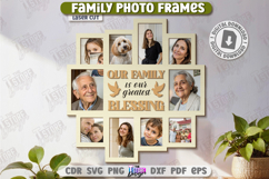 Family Photo Frames Laser Cut Bundle, Wall Picture Frames Product Image 11