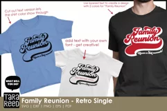 Family Reunion shirts made with Family Reunion design by Tara Reed