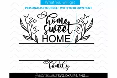 welcome SVG , family sign svg, home decor SVG, wedding svg Product Image 2