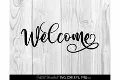 welcome SVG , family svg, home decor SVG, family sign svg Product Image 2