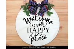 welcome SVG , family svg, home decor SVG, family sign svg Product Image 1
