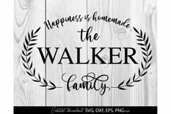welcome SVG , family sign svg, home decor SVG, happiness Product Image 1