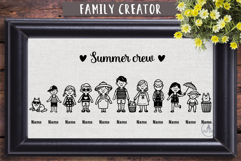 Summer crew svg creator | Personalized Family sign bundle Product Image 2