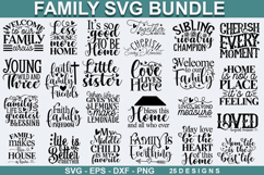 Family SVG Bundle - Family Quotes Bundle , Family Design Product Image 1