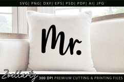 Family Love SVG MR Valentine Mister Dad Husband T-shirt Mug Product Image 1