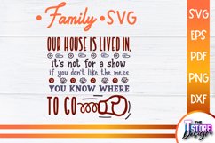 Family SVG Design | Home SVG Design | Mom Quotes | Funny v.2 Product Image 1