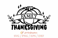 Family Thanksgiving svg, Pumkin svg Product Image 2
