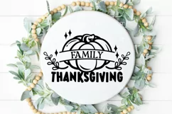 Family Thanksgiving svg, Pumkin svg Product Image 3