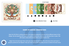 Together We Grow Family Tree 3D Layered Paper Cut Product Image 5