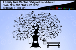 92 Heart Family tree template Product Image 1