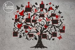 FAMILY TREE Photo Frames Layered Laser Cut Files, Home Decor Product Image 6