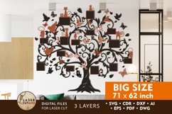FAMILY TREE Photo Frames Layered Laser Cut Files, Home Decor Product Image 1
