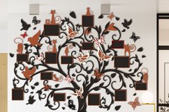 FAMILY TREE Photo Frames Layered Laser Cut Files, Home Decor Product Image 3