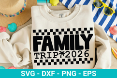 Family Vacation SVG Design - Family vacation making memories Product Image 2