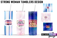Strong Woman Tumblers Design |Woman Quotes Sublimation|PNG 1 Product Image 1
