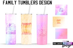 Family Tumblers Design | Family Quotes Sublimation | PNG v.2 Product Image 1