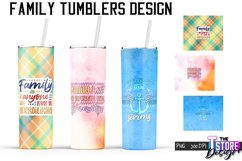 Family Tumblers Design | Family Quotes Sublimation | PNG v.1 Product Image 1