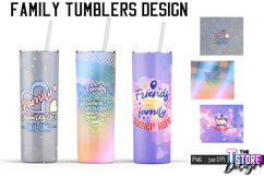 Family Tumblers Design | Family Quotes Sublimation | PNG v.1 Product Image 1