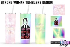 Strong Woman Tumblers Design |Woman Quotes Sublimation|PNG 1 Product Image 1
