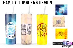 Family Tumblers Design | Family Quotes Sublimation | PNG v.2 Product Image 1