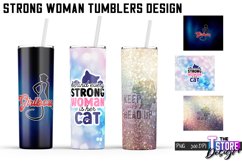 Strong Woman Tumblers Design |Woman Quotes Sublimation|PNG 2 Product Image 1