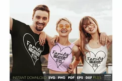 Download this family vacation 2023 matching shirts design today for a good price. These vacation file  compatible with Cricut and Silhouette Cutting Machines.
