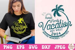 Family Trip Key West 2024 SVG PNG Product Image 3