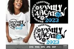 Download this Family Trip Matching Shirts today. These Family Trip Monogram SVG are compatible with Cricut, Glowforge, and Silhouette Cutting Machines.