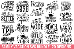 Family Vacation SVG Bundle - Family Vacation SVG Design Product Image 1