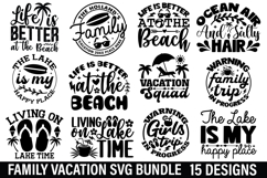 Family Vacation SVG Bundle - Family Vacation SVG Design Product Image 1