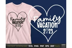 Download this family vacation 2023 matching shirts design today for a good price. These vacation file  compatible with Cricut and Silhouette Cutting Machines.