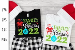 Family Christmas 2022 SVG - Santa Claus Cut File Product Image 1