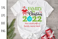 Family Christmas 2022 SVG - Santa Claus Cut File Product Image 2