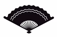 Hand fan svg, hand fan template, hand fan dxf, hand fan png Product Image 5