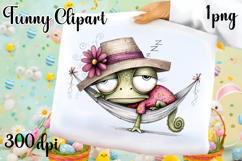 Fancy Chameleon Design sublimation | Funny Clipart Product Image 1