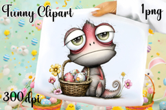 Fancy Chameleon Design sublimation | Funny Clipart Product Image 1