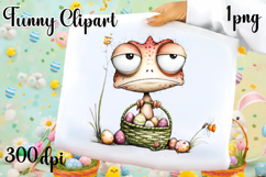 Fancy Chameleon Design sublimation | Funny Clipart Product Image 1
