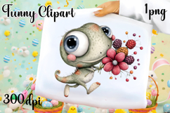 Fancy Chameleon Design sublimation | Funny Clipart Product Image 1