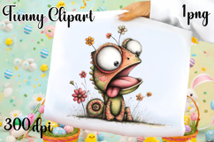 Fancy Chameleon Design sublimation | Funny Clipart Product Image 1