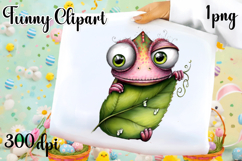 Fancy Chameleon Design sublimation | Funny Clipart Product Image 1