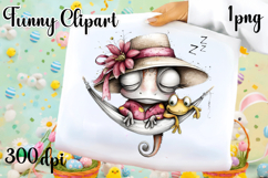 Fancy Chameleon Design sublimation | Funny Clipart Product Image 1